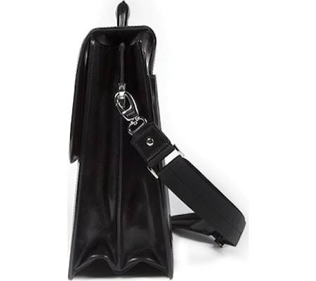 Black Leather Brief K32604