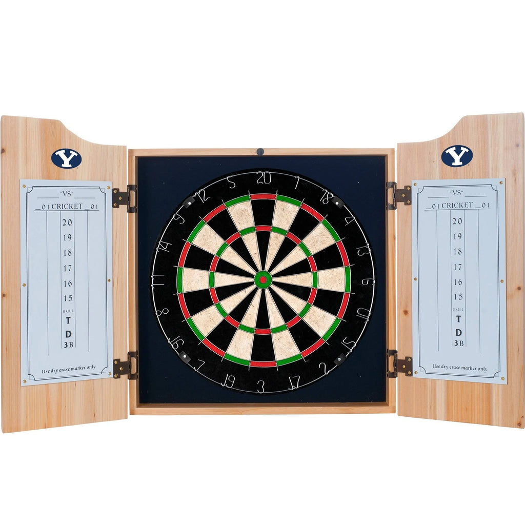 Wood Dart Cabinet Set P79220