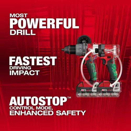 18-V Lithium-Ion Brushless Cordless Hammer Drill and Impact Driver Combo Kit (2-Tool) with Multi-Tool F9333