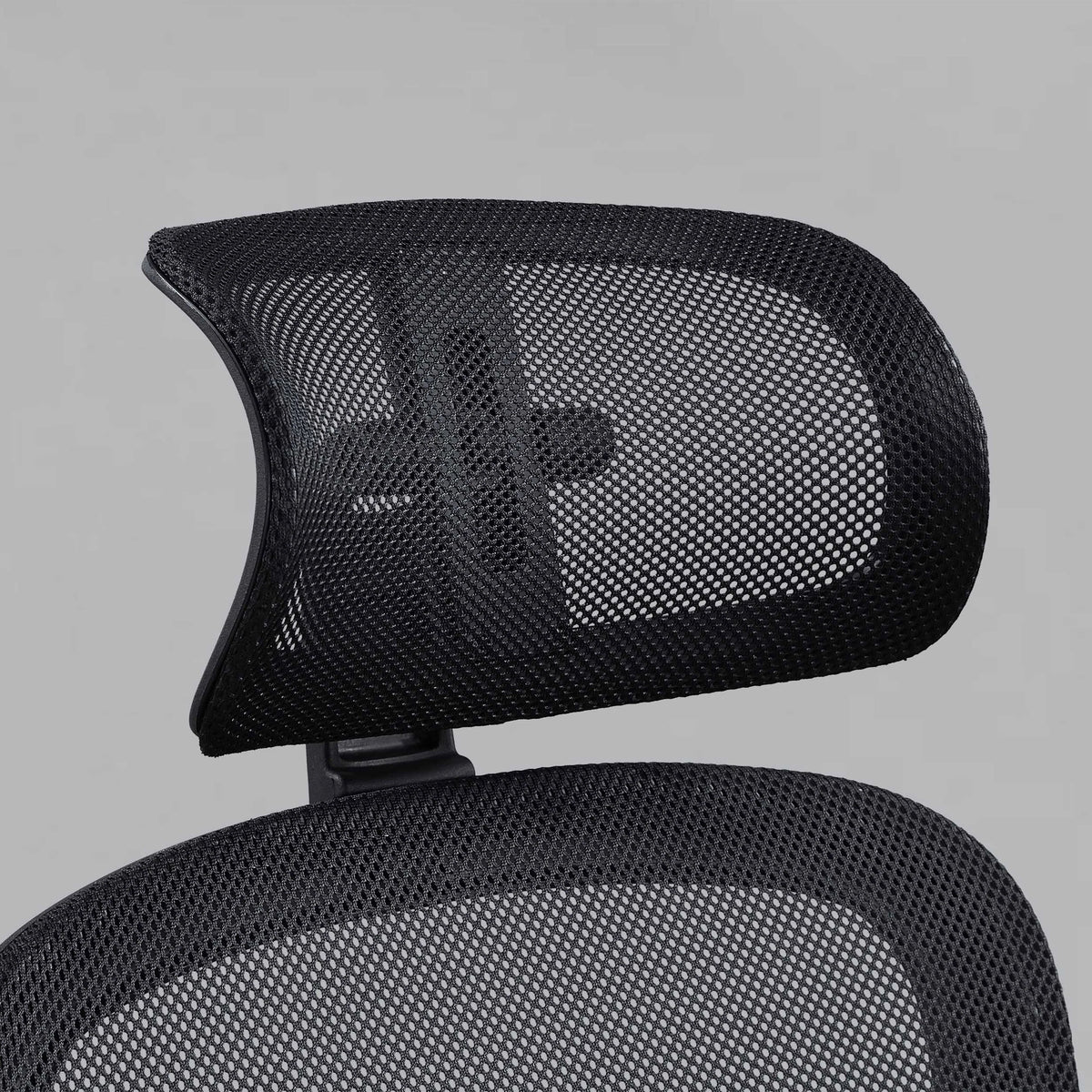 Ergonomic Office Chair with Adjustable Headrest, Black Fabric K71978