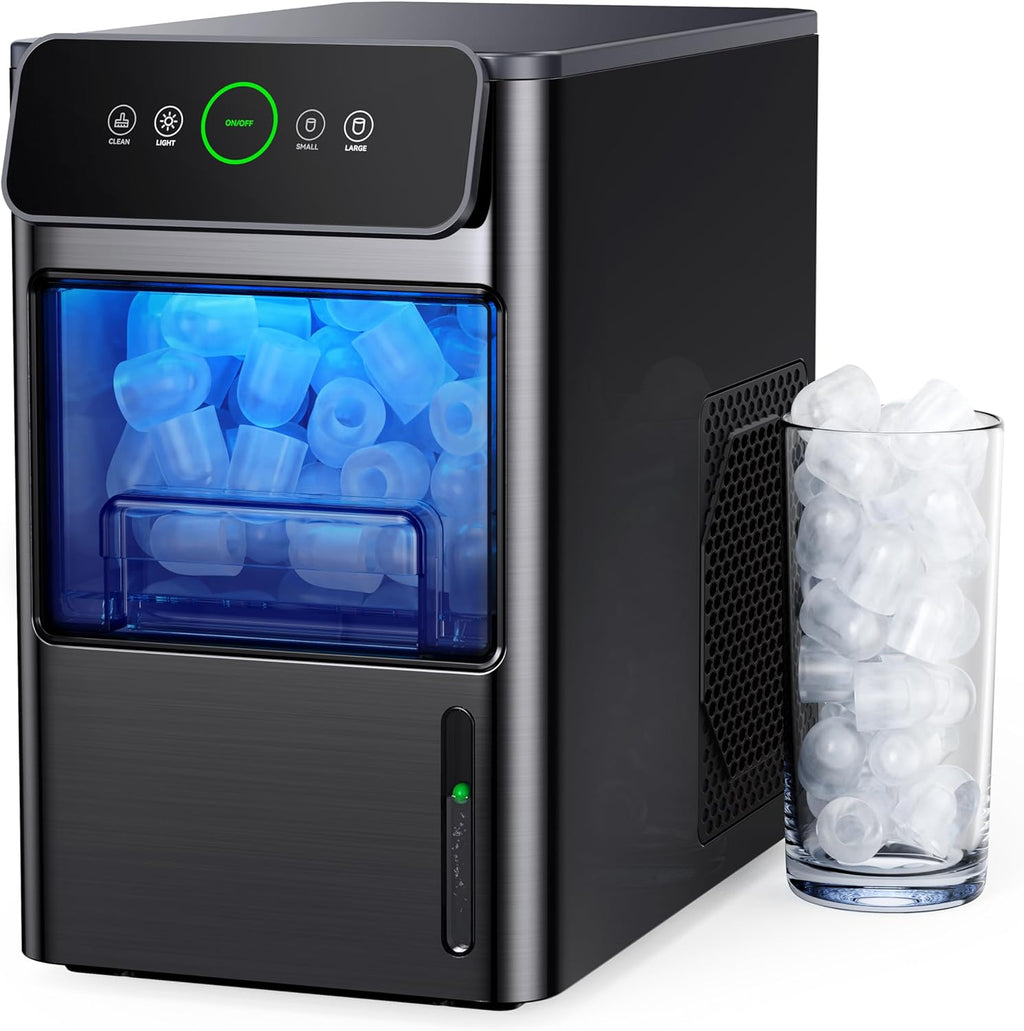 Portable Countertop Ice Maker with 2.6lbs Basket and Scoop, Stainless Steel T61051
