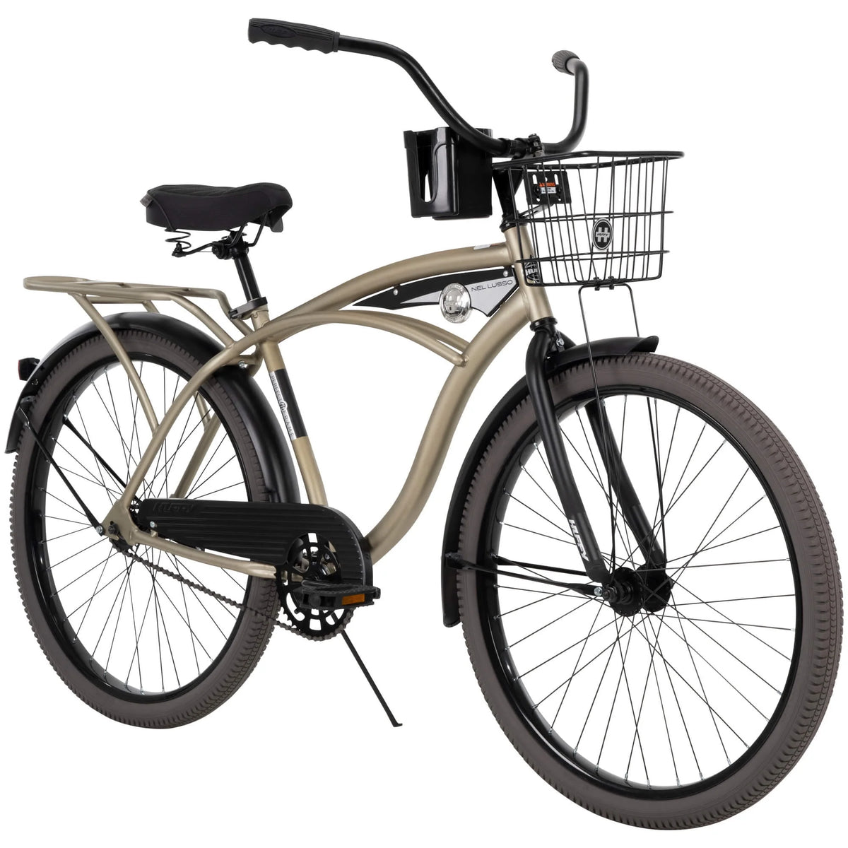 26 Inch Matte Black Cruiser Bike U36200