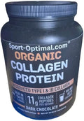 Hydrolyzed Type I & III Collagen Peptides Dark Chocolate 2 lb I2291