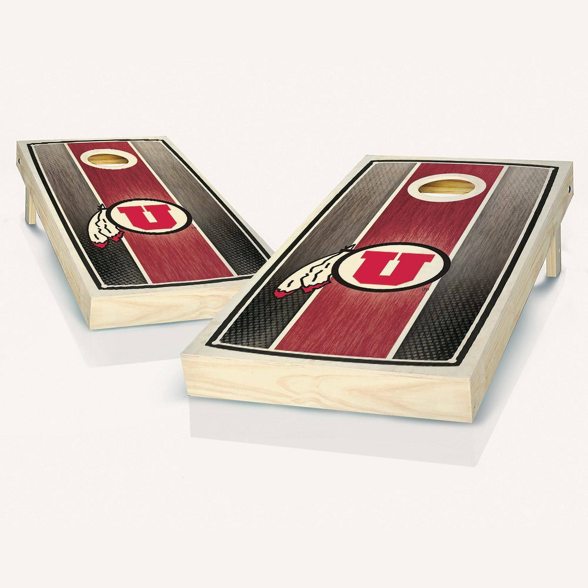 Striped Cornhole Set with 8 Bags Y5971