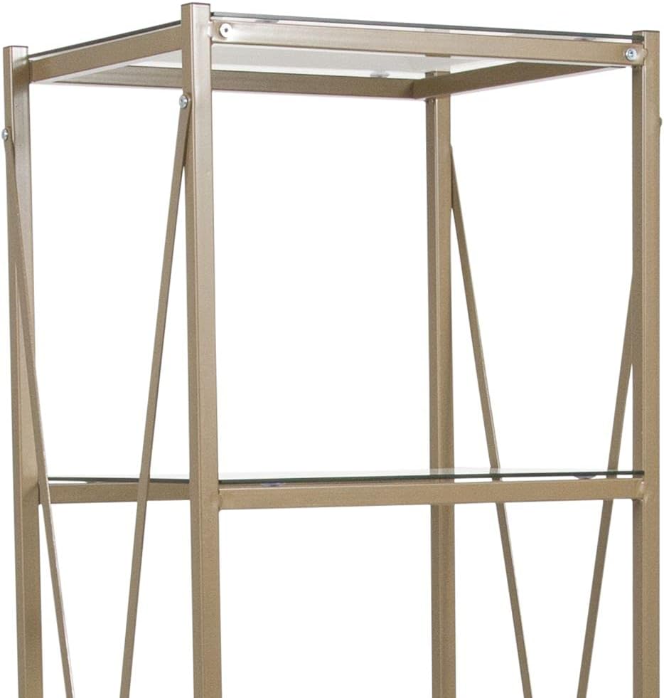 4 Shelf Glass Bookcase G175969