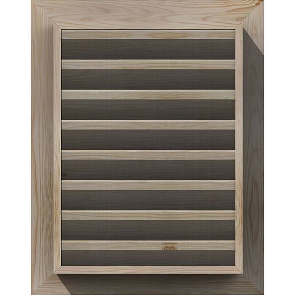 28-in W x 12-in H Unfinished Smooth Pine Gable Vent Z700615