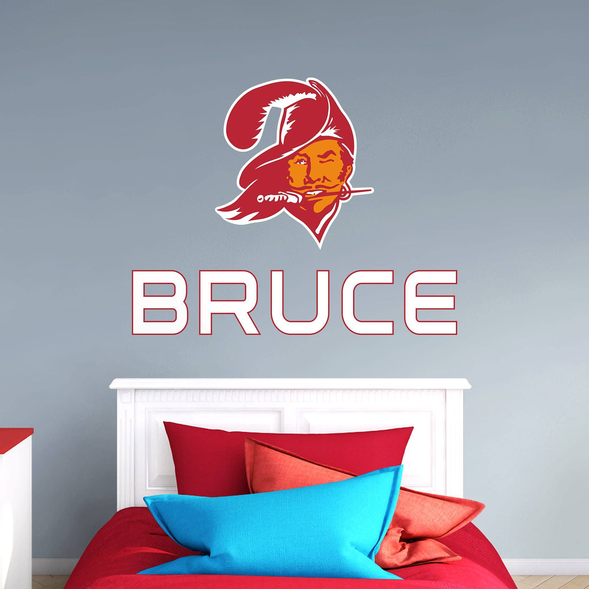 White NFL Wall Decal N3389