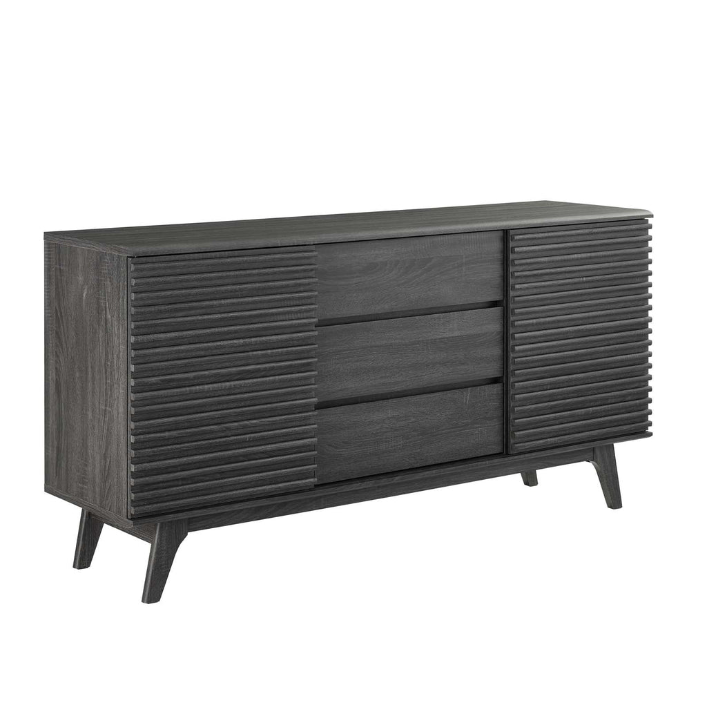 Charcoal Sideboard Buffet Table or TV Stand G561082