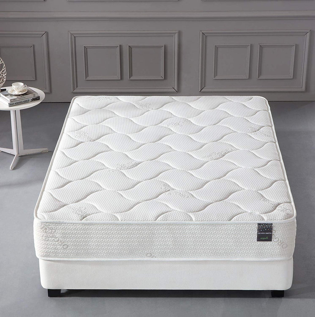 Organic Cotton 10" Spring & Foam Hybrid Mattress C957258