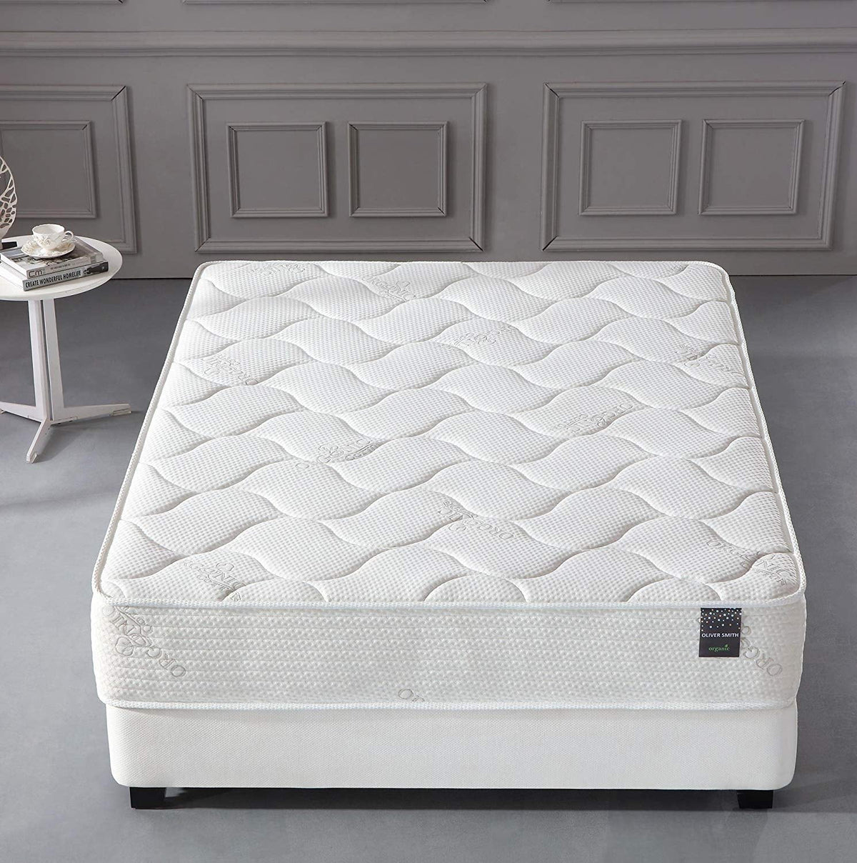 Organic Cotton 10" Spring & Foam Hybrid Mattress C957258