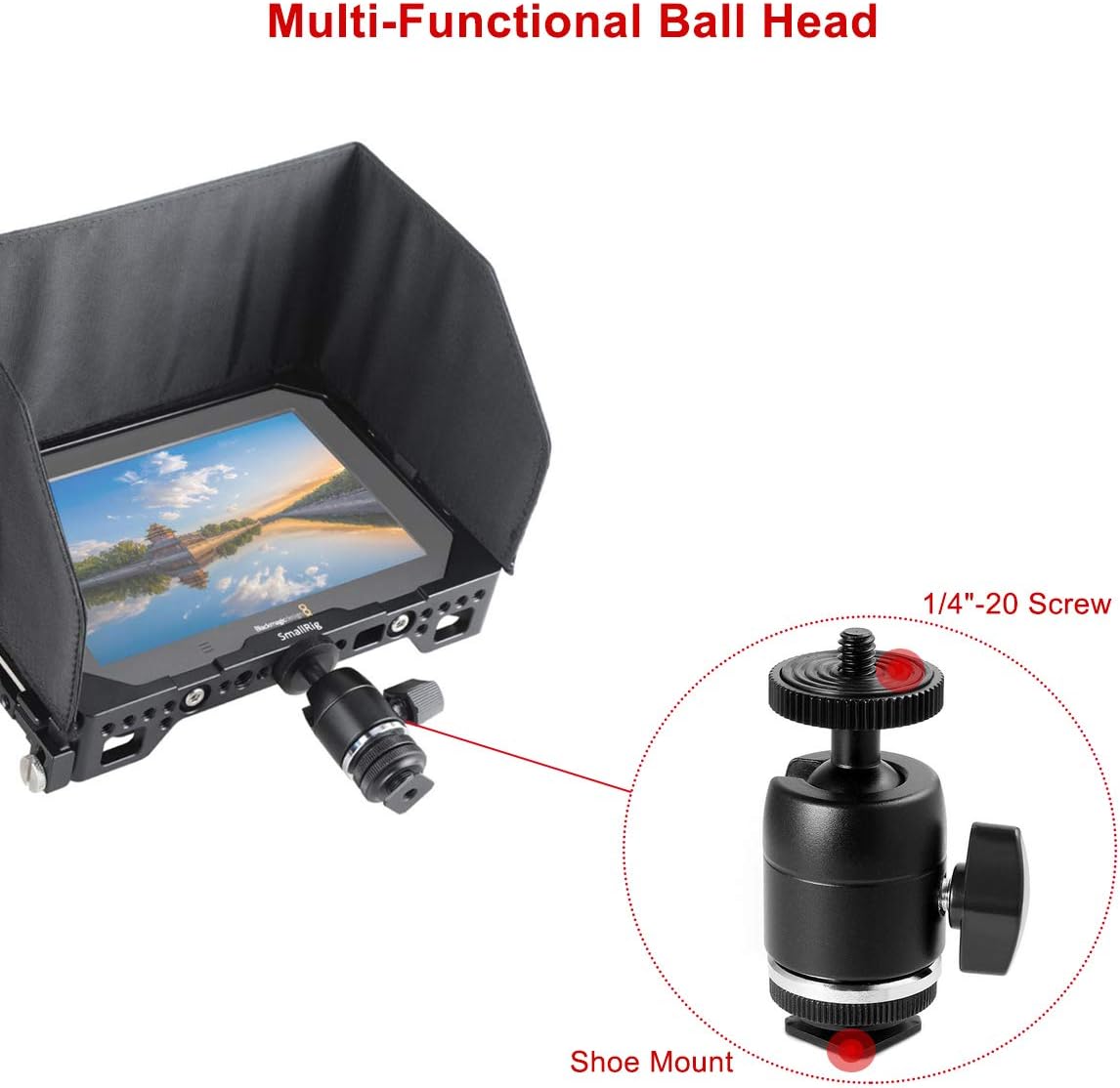 7 Monitor Cage with Sunhood U7004
