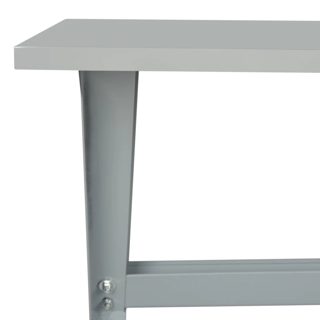 Grey Cross Leg Writing Desk Z18994