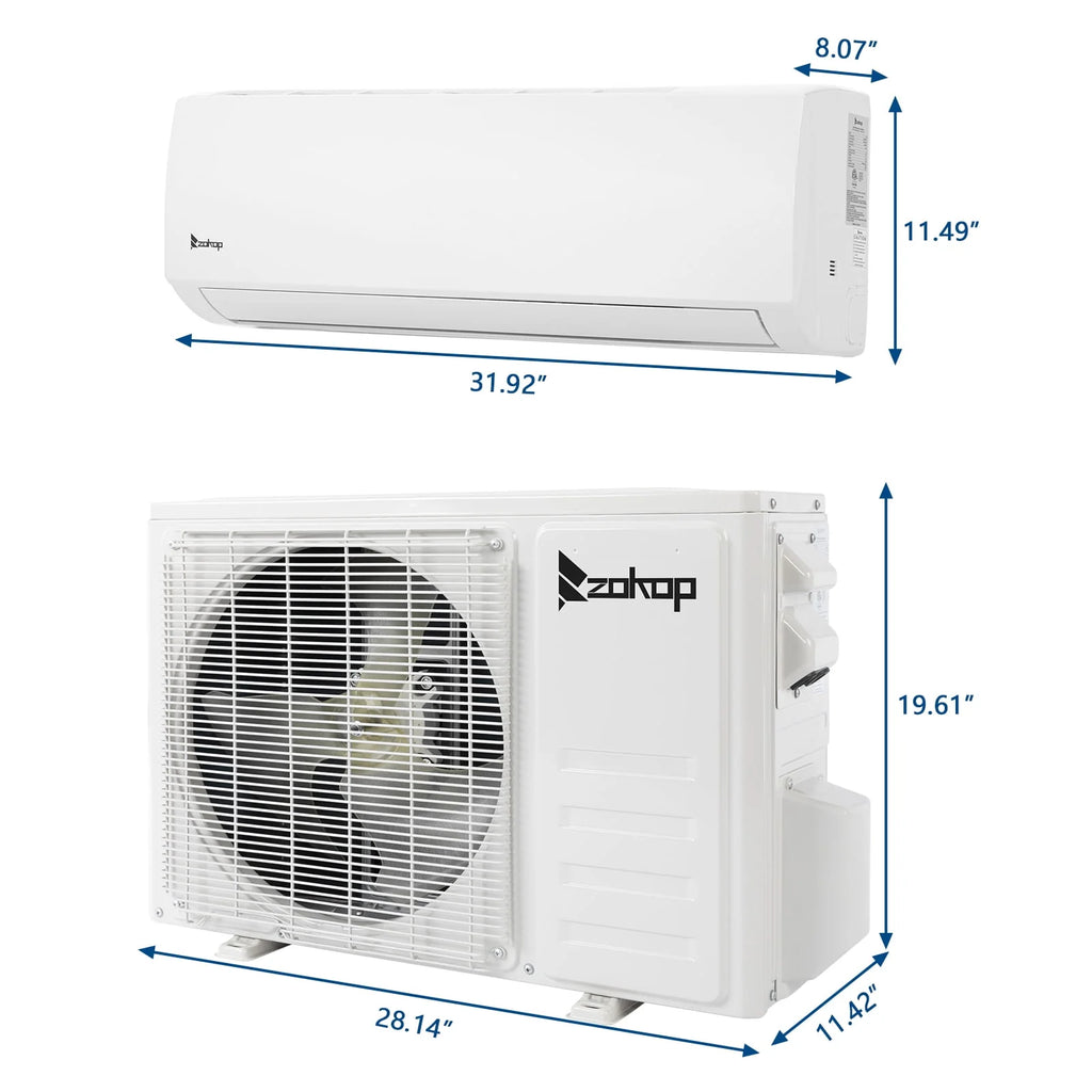 9000 BTU 19 Seer Mini Split Air Conditioner & Heater A496774
