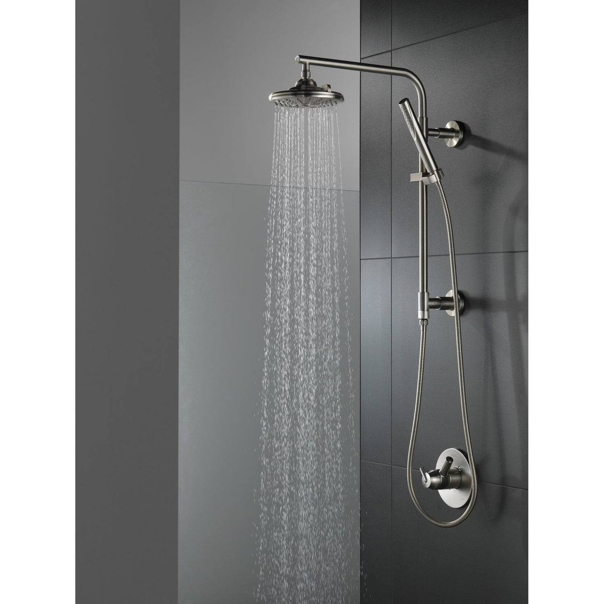 3-Setting Raincan Shower Head Stainless W68530