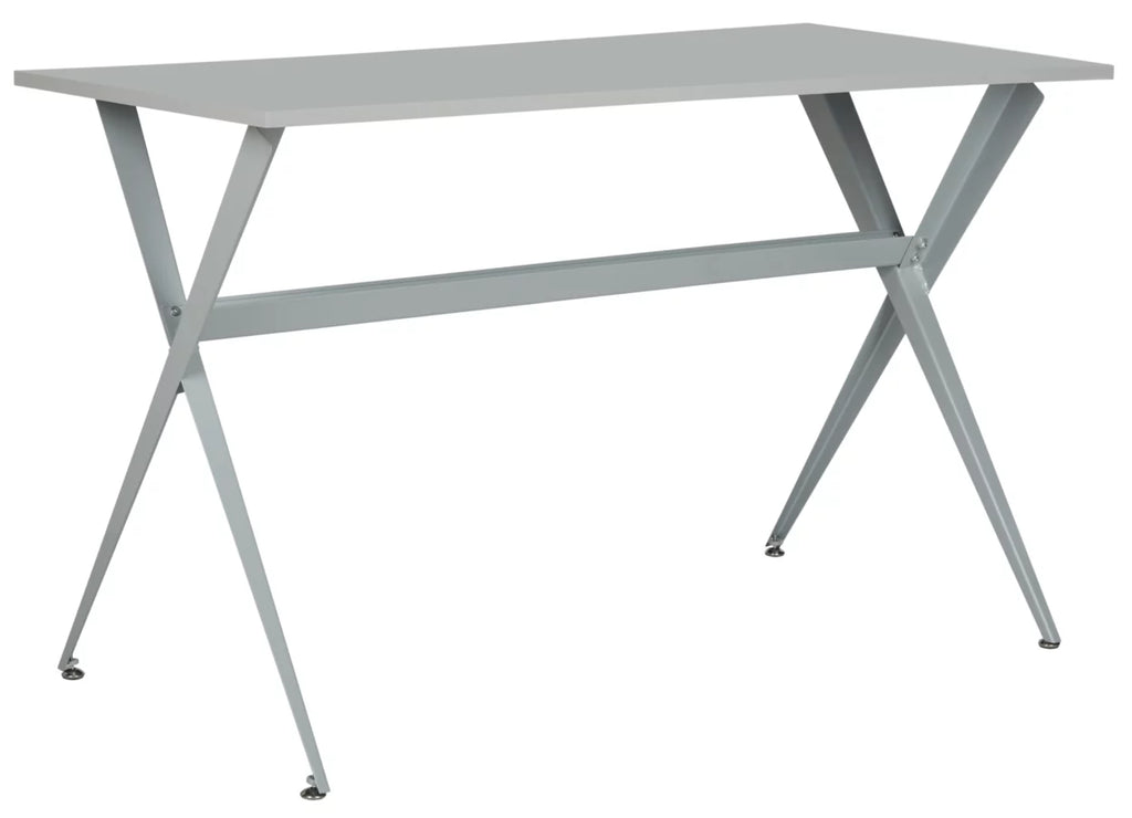 Grey Cross Leg Writing Desk Z18994