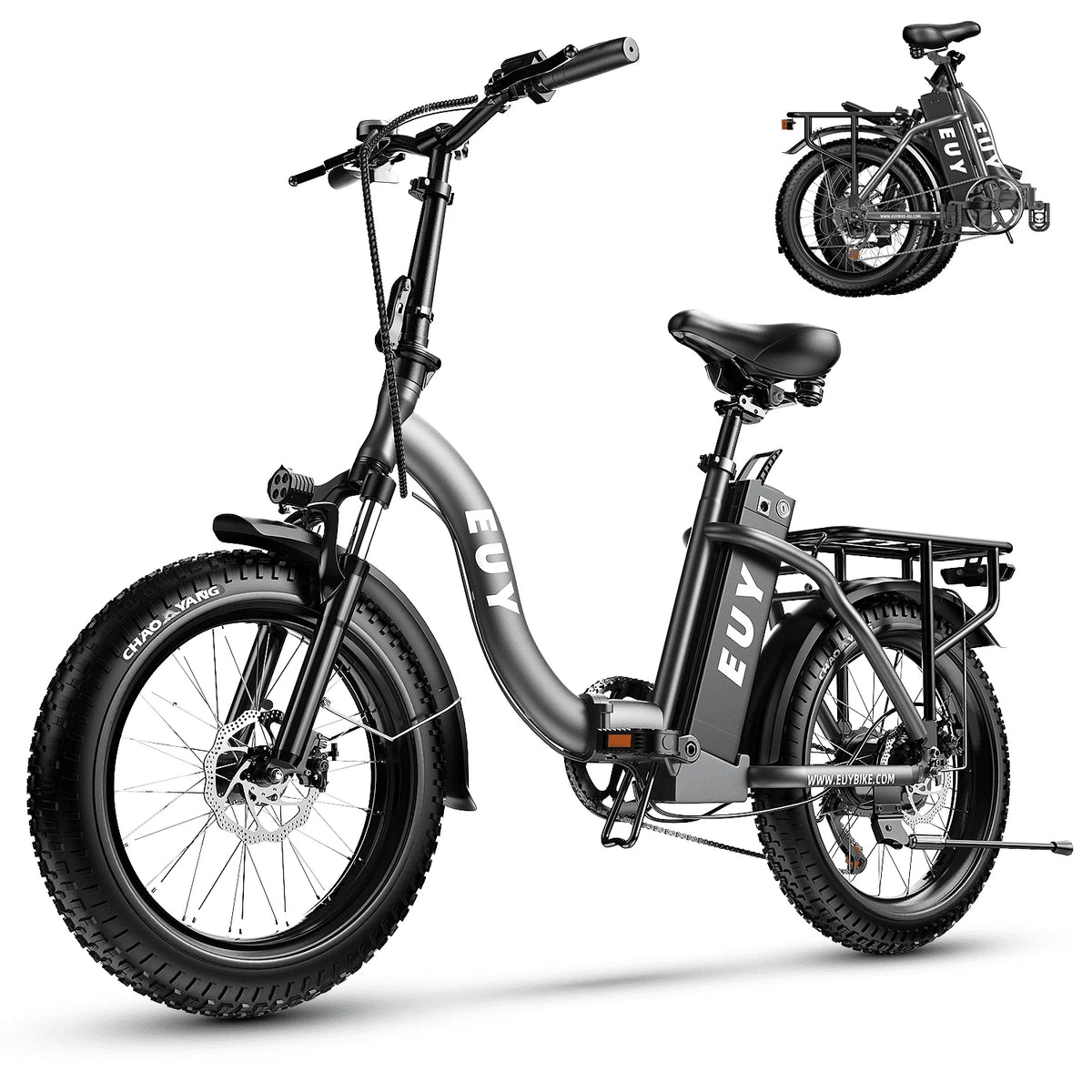 Electric Bike 750W Motor 20 Fat Tire 48V 15Ah Battery J1886