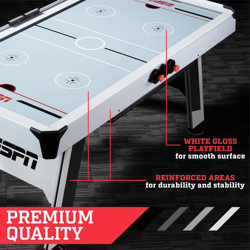 Arcade Air Powered Hockey Table and Tennis Top 2-in-1 W6535