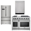 48 in. Gas Range, Dishwasher, Refrigerator Stainless Steel N183193