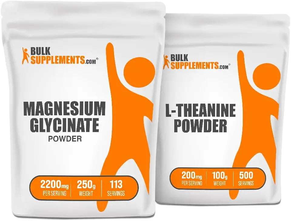 Magnesium Glycinate 250g + L-Theanine 100g Bundle I661