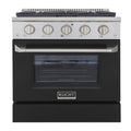 30 in. Natural Gas Range with Black Door N6095