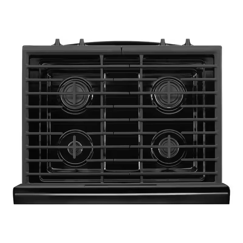 4-Burner Freestanding Gas Range in Black B762413