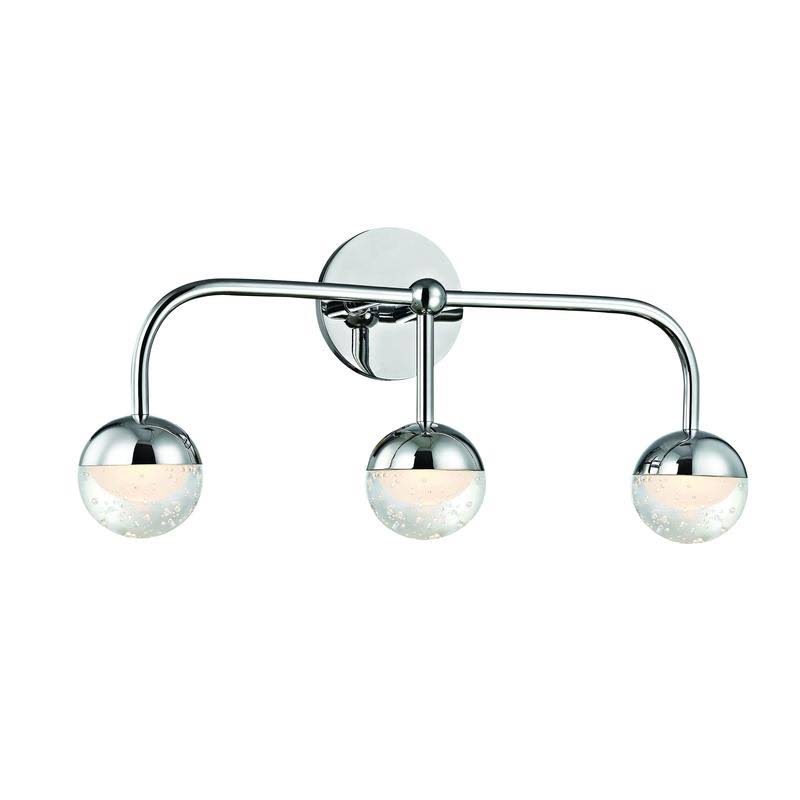 Aged Brass LED Bath Light F73072