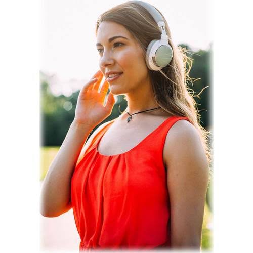 Wireless On-Ear High-Resolution Headphones, White X3667