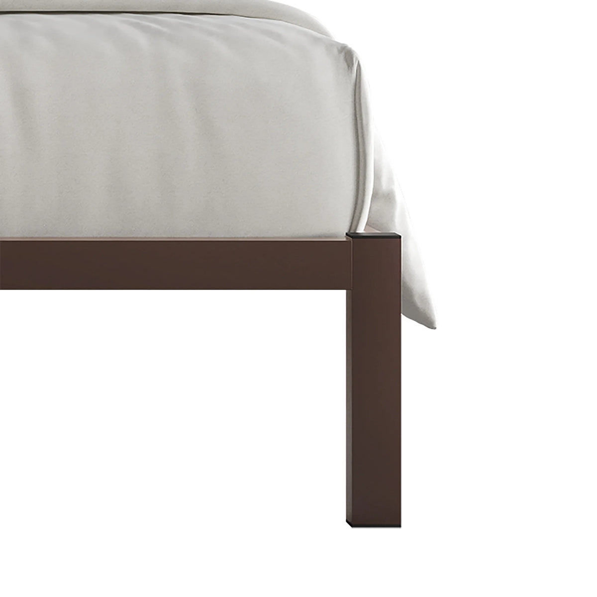 Queen Size Black Metal Platform Bed N760394