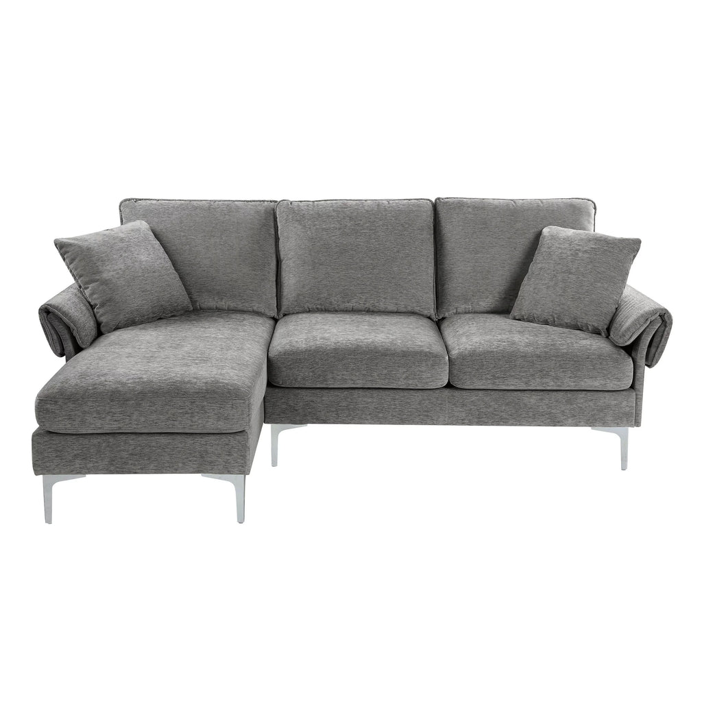 Chenille Padded Sectional C857