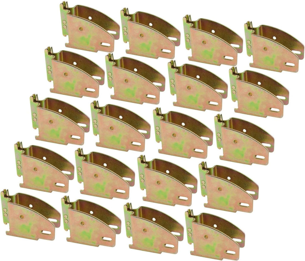 20 Pack E-Track Wood Beam End Socket Brackets O467819