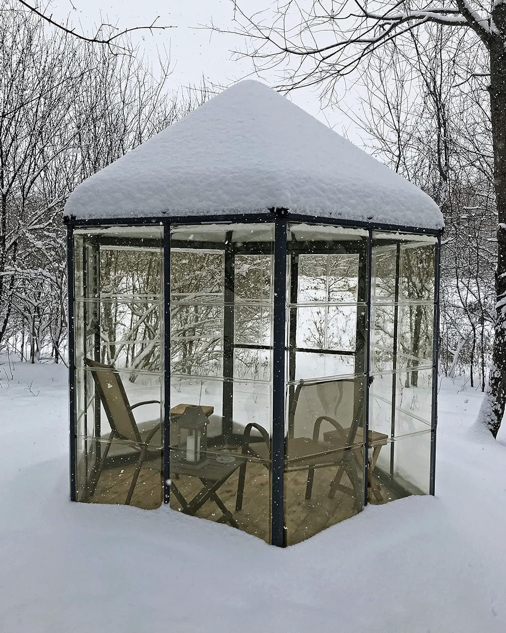 7' x 8' x 9' Gray Greenhouse Y10881