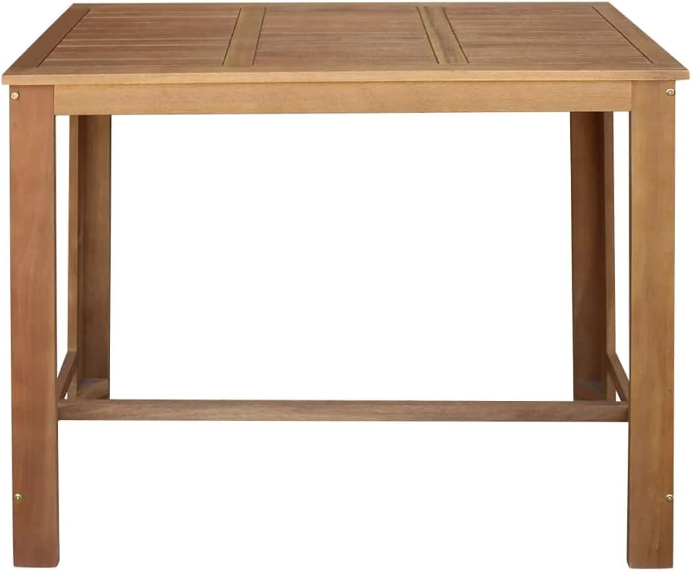 Solid Acacia Wood Bar Table 59x27.6 Brown L194