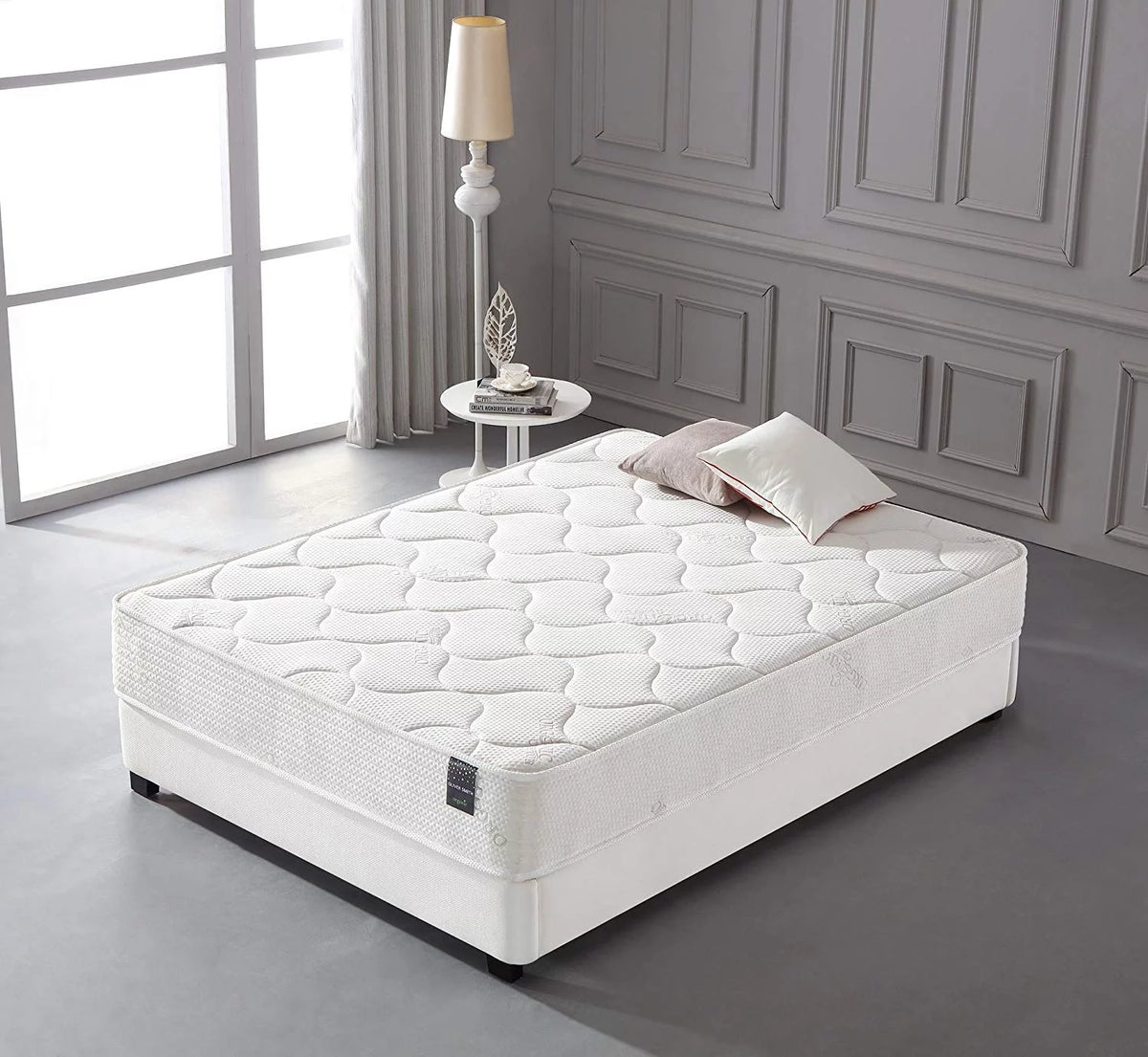 Organic Cotton 10" Spring & Foam Hybrid Mattress C957258