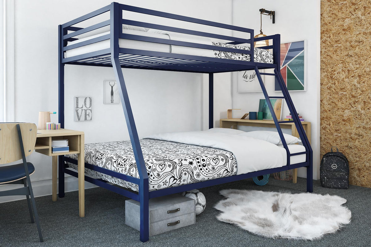 Black Twin over Full Metal Bunk Bed N954