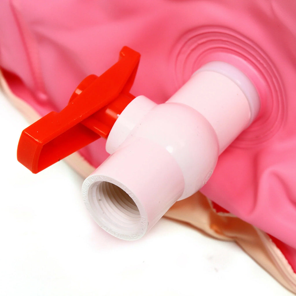 Pink PVC Inflatable Folding Bathtub U18128