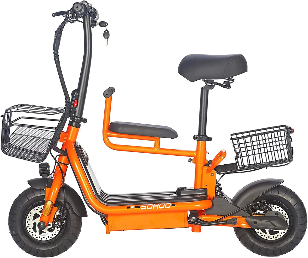 48V 500W 12AH Folding Electric Scooter 10 Fat Tire K782