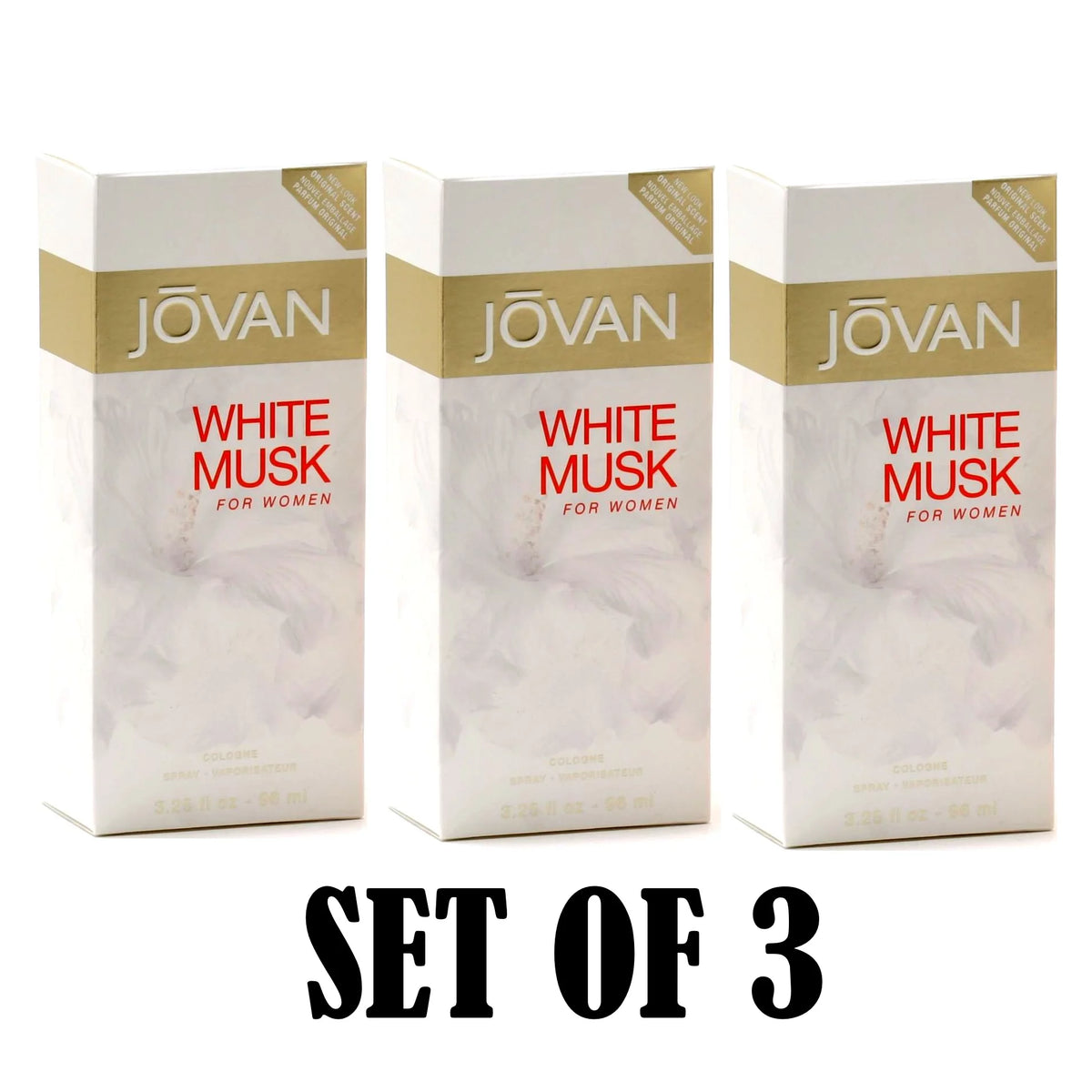 White Musk Spray 3.25 oz Pack of 3 V1987