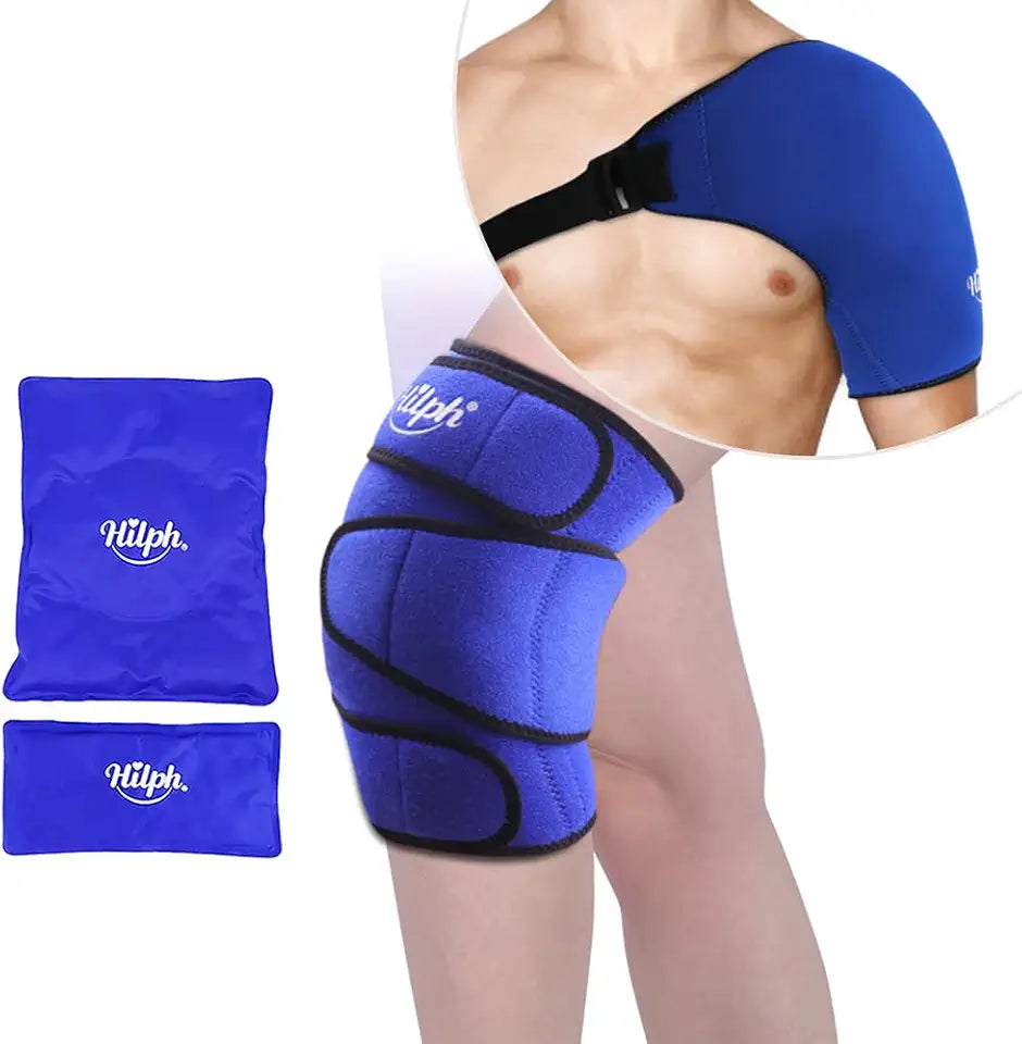 Shoulder Ice Pack with Gel Pack and Knee Ice Pack S60331