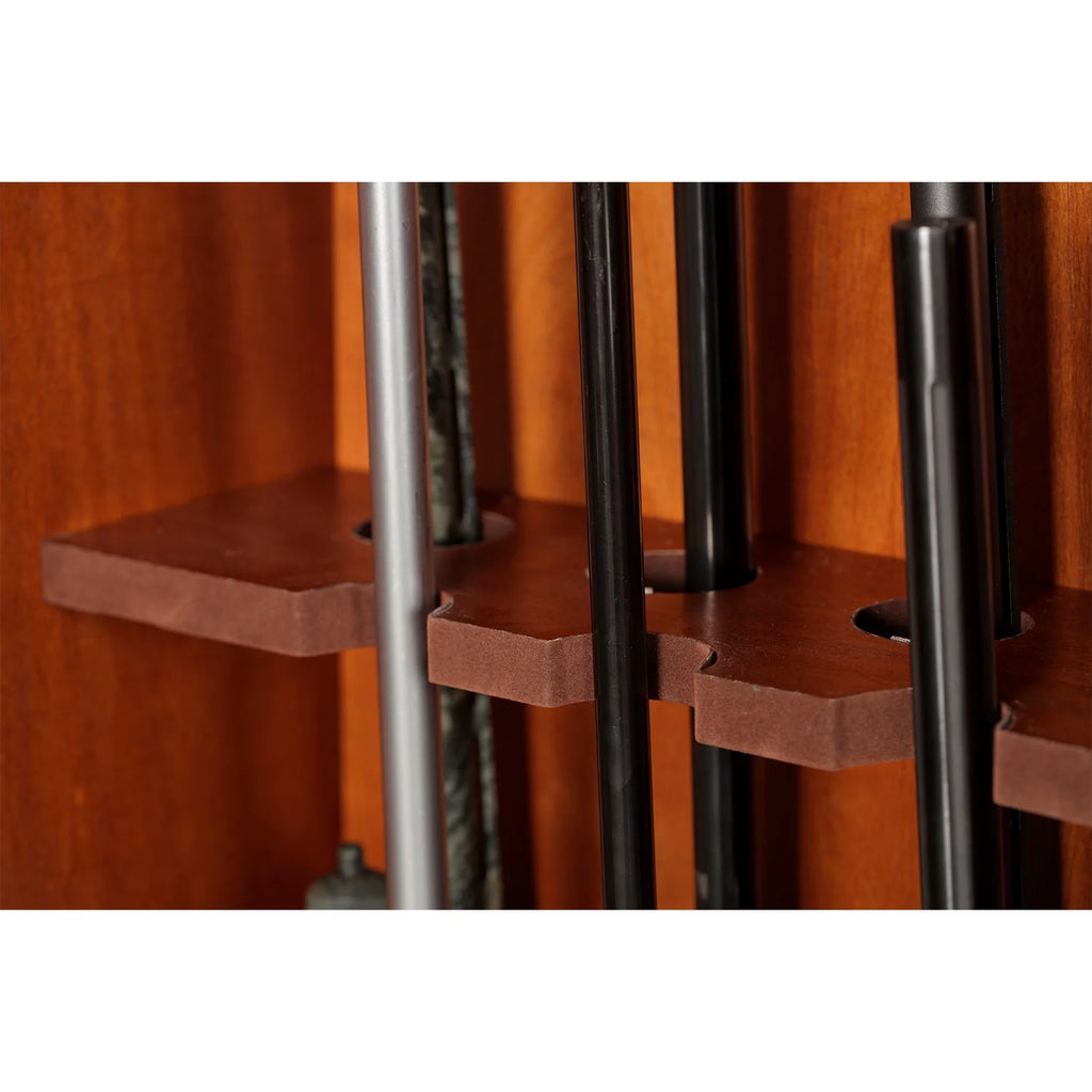 10 Long Gun Key Lock Wooden Storage Display Cabinet N50817