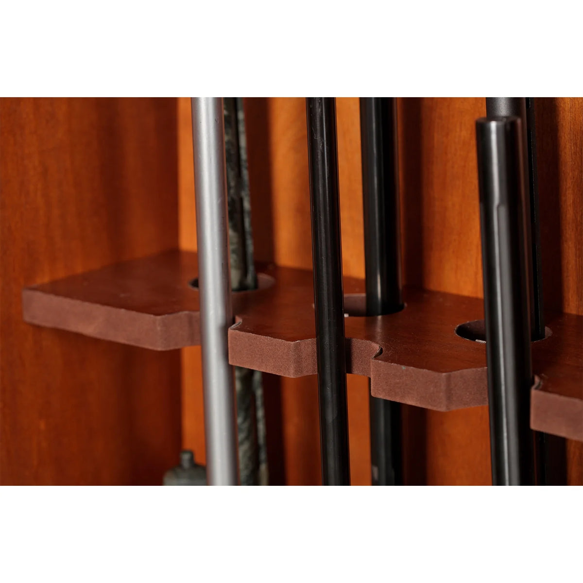 10 Long Gun Key Lock Wooden Storage Display Cabinet N50817