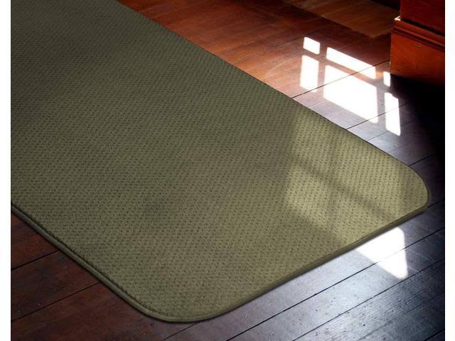 Skid-Resistant Carpet Runner Olive Green 12 ft. x 27 in. S38819