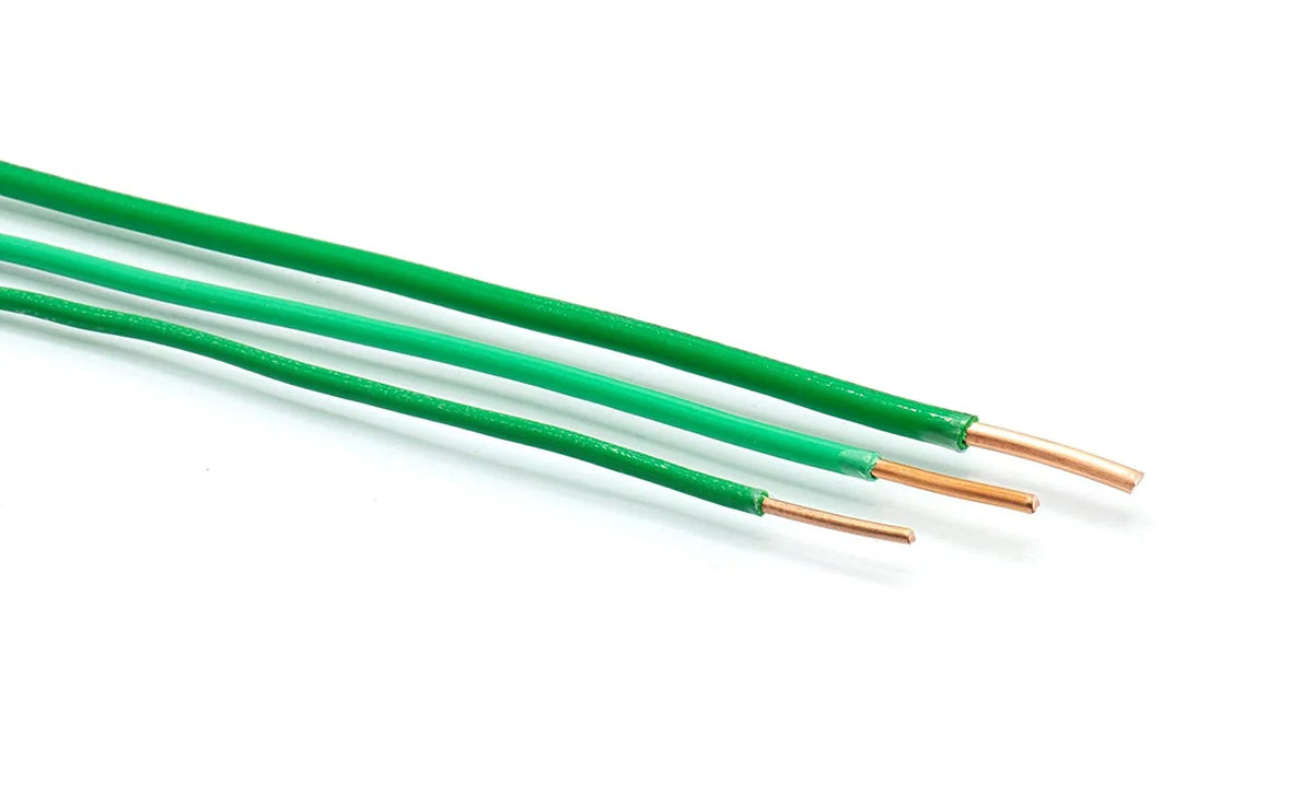 100 Feet Insulated Solid Copper THHN THWN Wire 12 AWG Green E6183