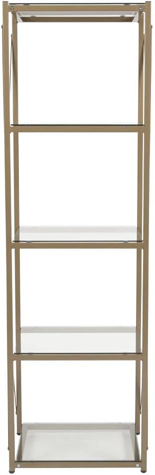 4 Shelf Glass Bookcase G175969