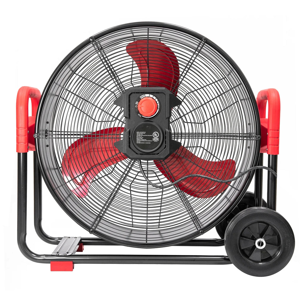 24 inch Brushless DC Motor Drum Fan Black I503