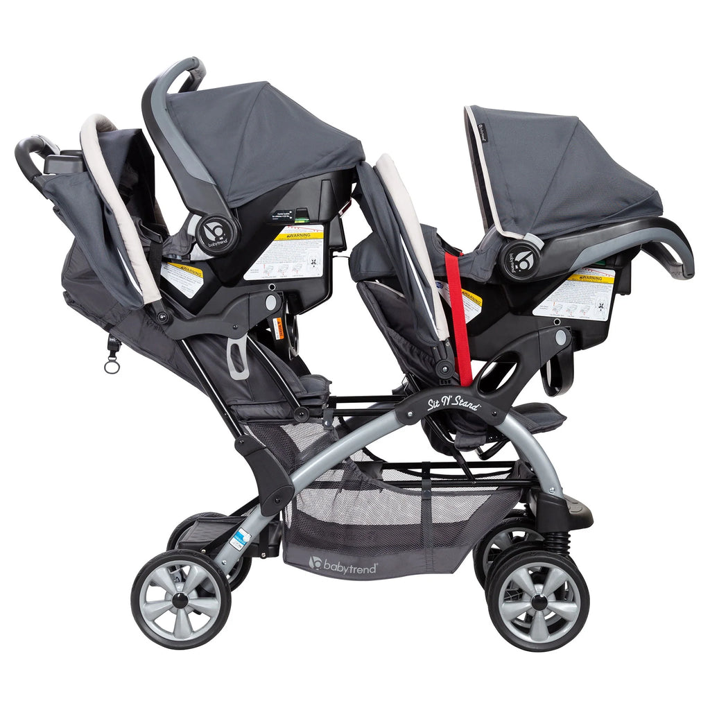 Double Baby Stroller and Car Seat Combo T389
