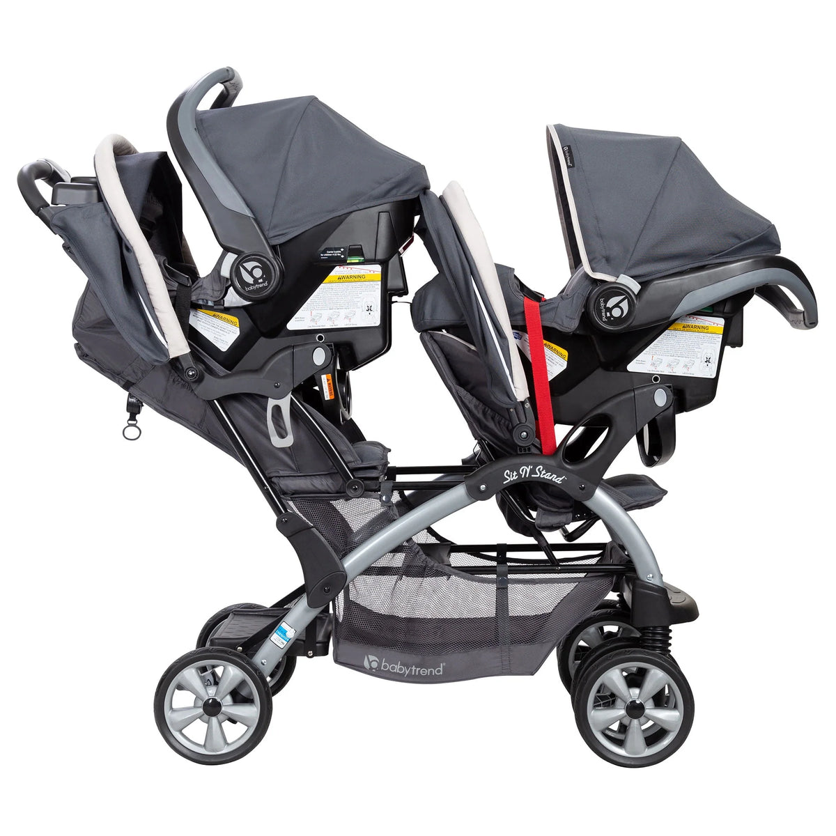 Double Baby Stroller and Car Seat Combo T389