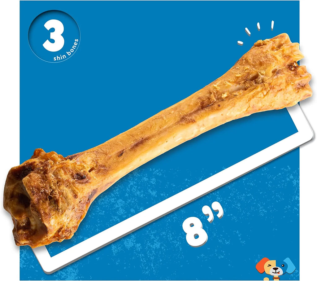 Roasted Beef Shin Bone Dog Treats 3 Pack Q6798