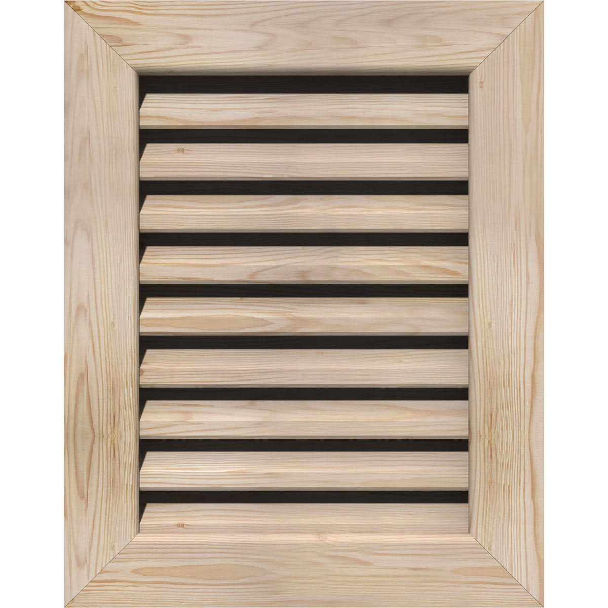 28-in W x 12-in H Unfinished Smooth Pine Gable Vent Z700615