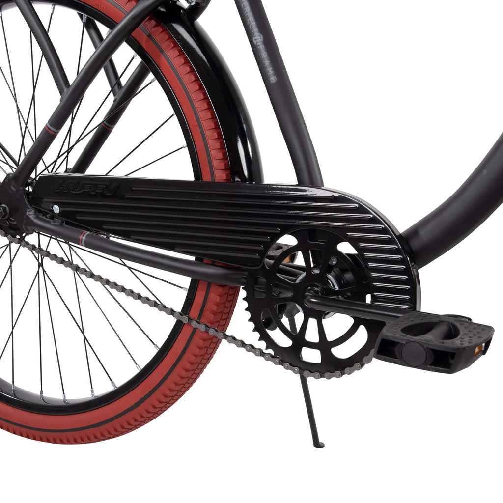 26 Inch Matte Black Cruiser Bike U36200