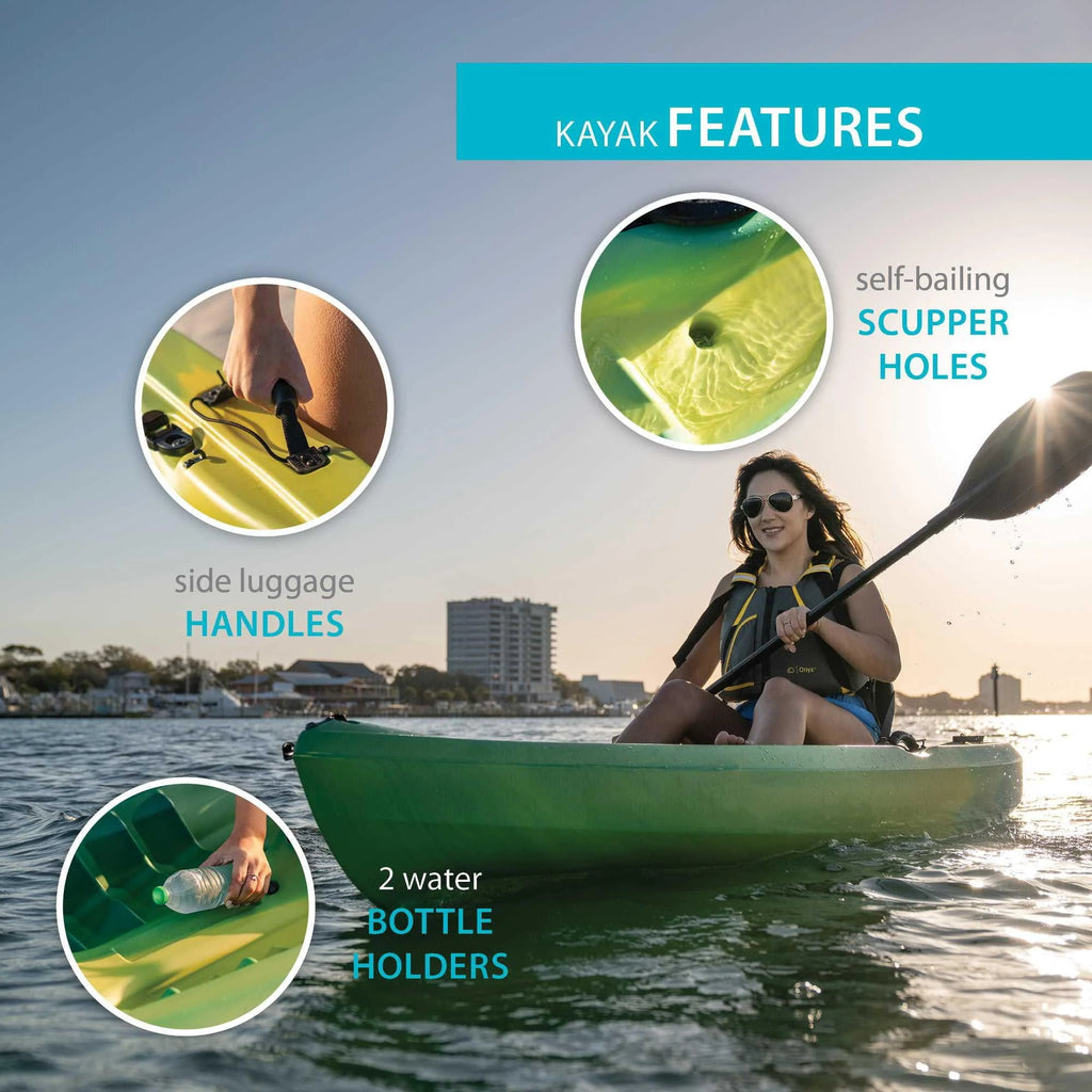 Sit-On-Top Kayak with Paddle U3740